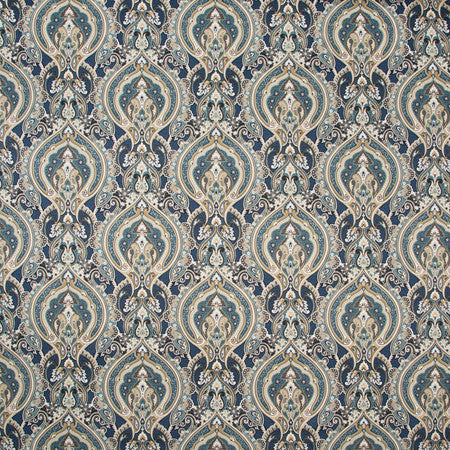 Centuries Old Moonlit Sky by Carole Fabric Blue Forest 100% Cotton-SSR India N/A 13 1/2" V, 13 1/2" H 54"  - Fabric Carolina -