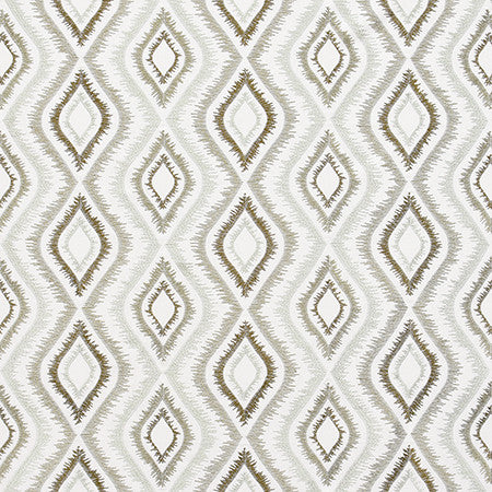More Involved Mineral by Carole Fabric Jade 66% Cotton, 34% Polyester India N/A 7 7/8" V, 9 7/8" H 50"  - Fabric Carolina -