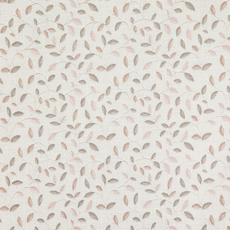 This Feeling Blush by Carole Designer Fabric Oasis Base: 100% Recycled Polyester Embr: 62% Polyester, 38% Cotton India 9" V, 13" H 52" - Swanky Fabrics -