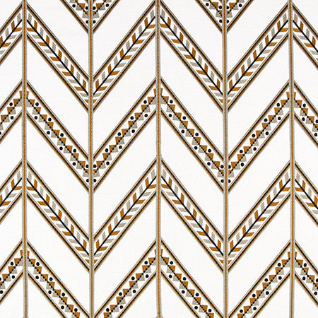 At This Moment Hickory by Carole Fabric Harvest 60% Polyester, 40% Cotton India N/A 15 1/8" V, 12 3/8" H 50.75"  - Fabric Carolina -