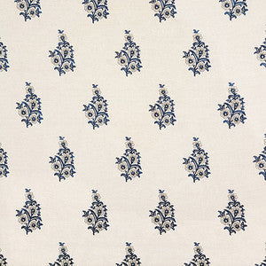 Beauty And Charm Navy by Carole Fabric