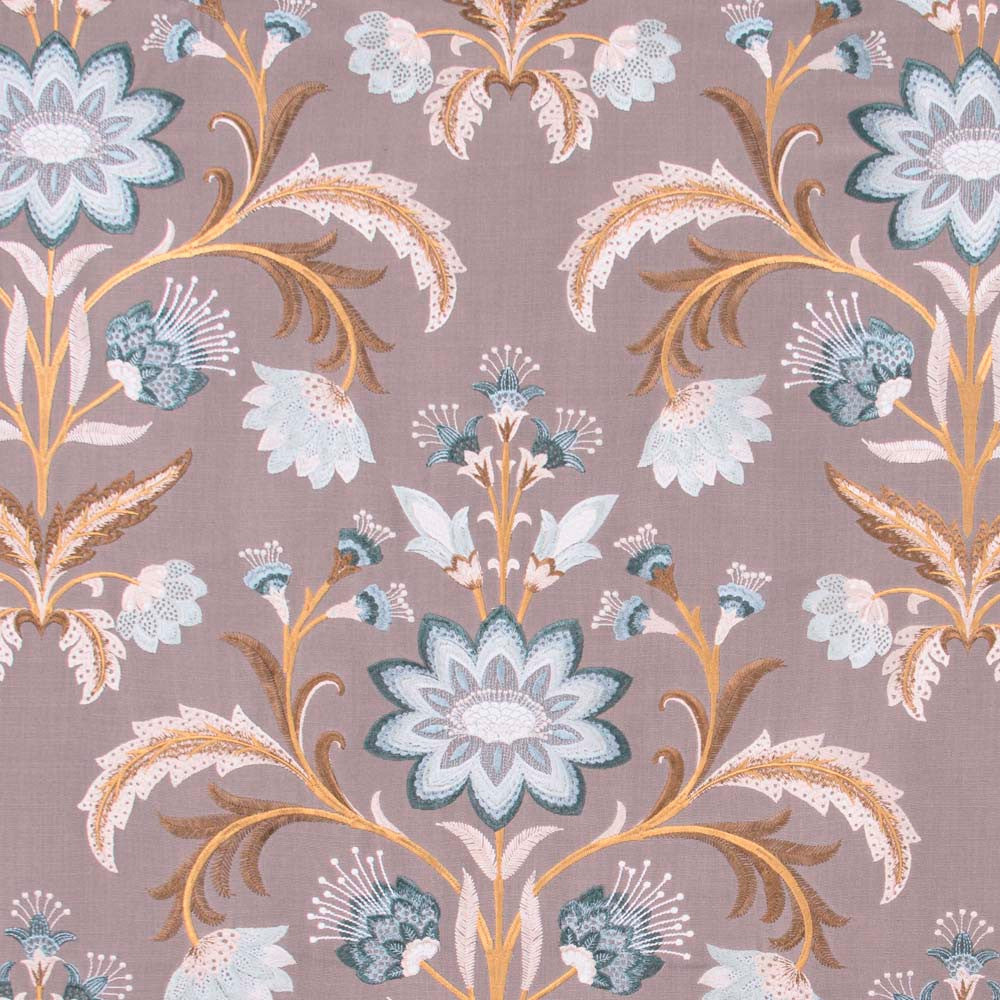 Desert Drama Seafoam by Carole Fabric Pink Jade 100% Polyester India N/A Horizontal: 25 and Vertical: 30.125 50.75 - Fabric Carolina -