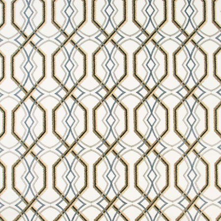 Rivers Connect Pewter by Carole Designer Fabric ONYX & IVORY 63% Cotton, 31% Viscose, 6% Spun Polyester- Softened India N/A Horizontal: 5 3/4" and Vertical: 15 1/2" V 52" - Swanky Fabrics -