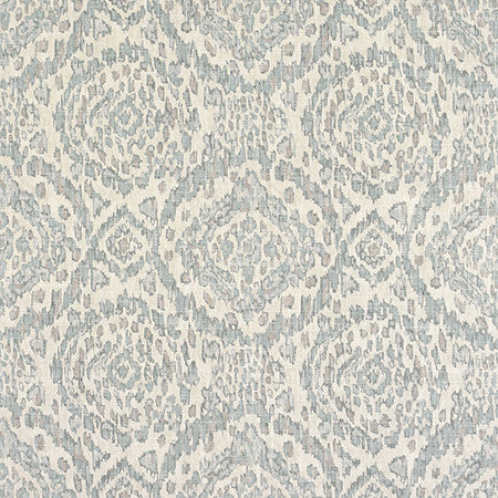 Popular Belief Flax by Carole Fabric Jade 36% Polyester, 26% Cotton, 22% Viscose, 16% Linen China  13 1/2" V, 13 1/2" H 56"  - Fabric Carolina -