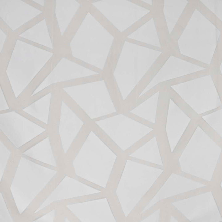 Solemn Eyes White by Carole Fabric Sheer Divine 100% Polyester France N/A Horizontal: 205 and Vertical: 18625 118 - Fabric Carolina -