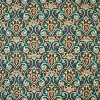 Dawnridge Noir by Carole Fabric Refined Beauty 100% Polyester-SSR India Passes 30,000 Double Rubs Wyzenbeek Horizontal: 13 1/2" D and Vertical: 13 1/2" V 54" - Fabric Carolina -