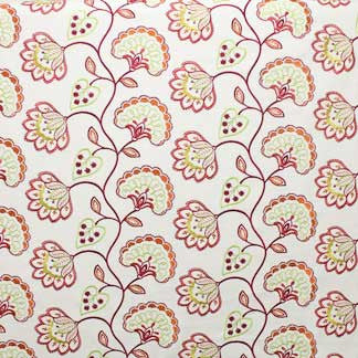 Lofty Dreams Berry by Carole Fabric Raspberry Punch 56% POLYESTER, 44% COTTON INDIA N/A Horizontal: 26" and Vertical: 6 1/4"V 51" - Fabric Carolina -