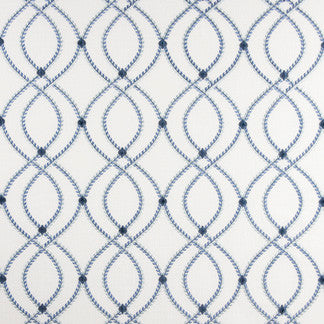Promise Ring Marine by Carole Fabric Wanderlust 72% Cotton, 28% Polyester India Passes 30,000 Double Rubs Wyzenbeek Horizontal: 6 3/4" and Vertical: 6 1/4" V 53" - Fabric Carolina -