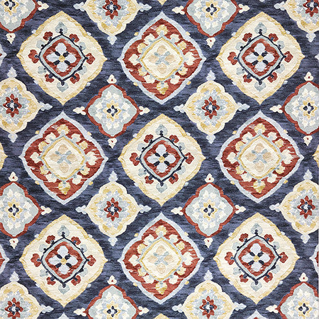 No Comparison Americana by Carole Fabric Hidden Treasure 100% Cotton Spain  27" V, 13 1/2" H HD 54"  - Fabric Carolina -