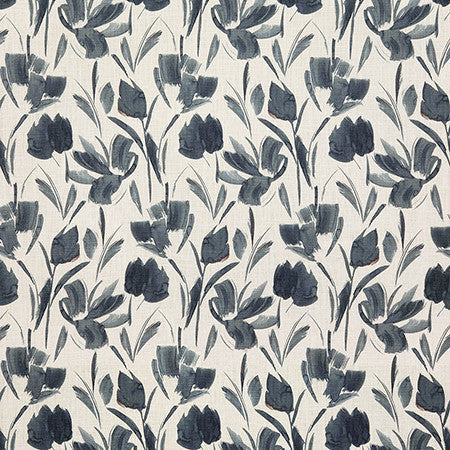 Gentle Garden Dusk by Carole Designer Fabric Earth & Stone 100% Cotton India 10,000 WYZENBEEK DOUBLE RUBS 26 1/2" V, 13 1/2" H 54" - Swanky Fabrics -