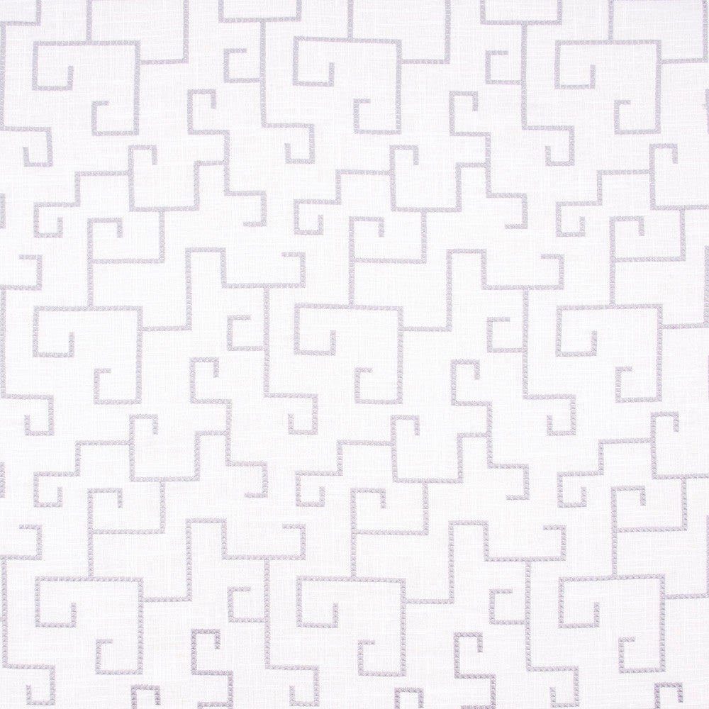 Venture Out Silver by Carole Fabric White Smoke 55% Linen 45% Rayon China Passes 30,000 Double Rubs Wyzenbeek Horizontal: 12.5 and Vertical: 12.75 53 - Fabric Carolina -