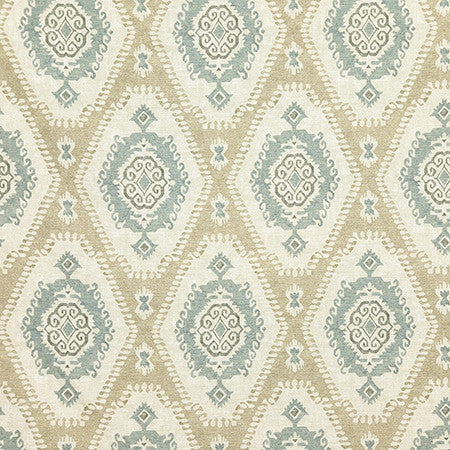 Thornwood Ecru by Carole Fabric Dewdrop 100% Cotton Spain  18" V, 4 1/2" H HD 54"  - Fabric Carolina -