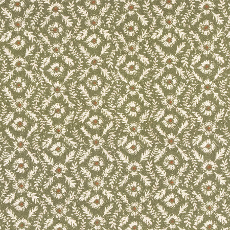 Nature Reserve Oregano by Carole Fabric Serene Green 85% Cotton, 15% Linen 45,000 Martindale Circular Rubs 9" V, 4 1/8" H 54" - Fabric Carolina -