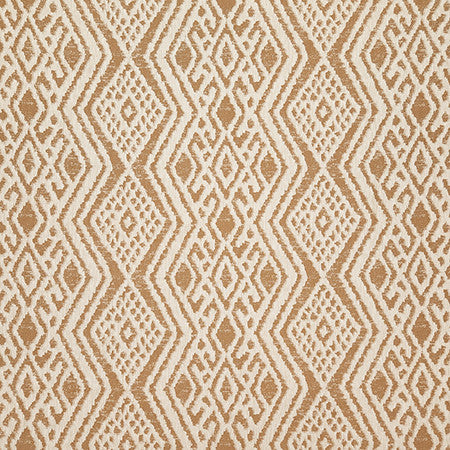 Double Sided Terracotta by Carole Fabric Dawn & Dusk 79% Cotton, 21% Polyester India  7 7/8" V, 13 3/8" H 52.75"  - Fabric Carolina -