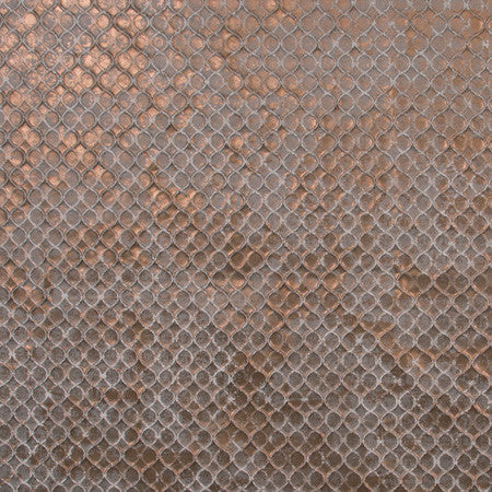Make A Splash Bronze by Carole Designer Fabric Skyscraper 100% Polyester India Passes 72,000 Double Rubs Wyzenbeek Horizontal: 1 1/2" and Vertical: 1 1/2" V 54" - Swanky Fabrics -