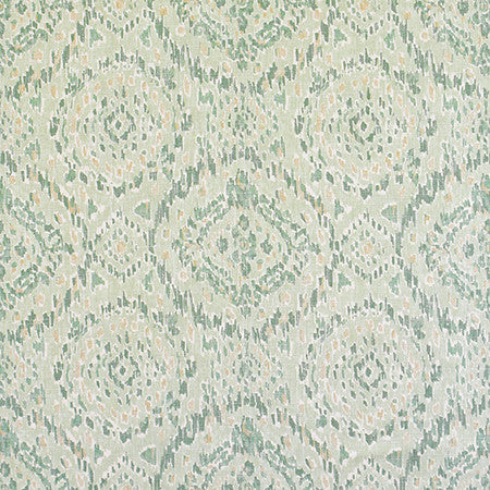 Popular Belief Peridot by Carole Fabric Jade 36% Polyester, 26% Cotton, 22% Viscose, 16% Linen China  13 1/2" V, 13 1/2" H 56"  - Fabric Carolina -