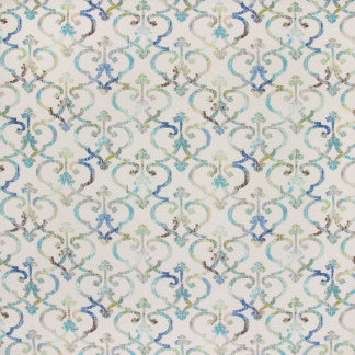 Benecroft Spring by Carole Fabric Waterfront 85% Polyester, 15% Cotton China Passes 30,000 Circular Rubs Martindale Horizontal: 17 1/4" and Vertical: 17 1/4" 54" - Fabric Carolina -