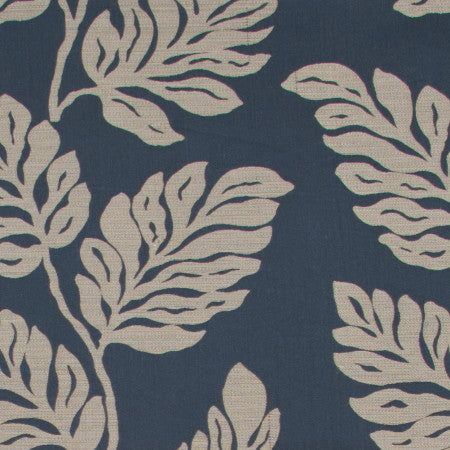 Seaside Resort Navy by Carole Fabric Blue Forest 75% Cotton, 25% Bamboo India N/A Horizontal: 13 1/2" and Vertical: 16" V 54" - Fabric Carolina -