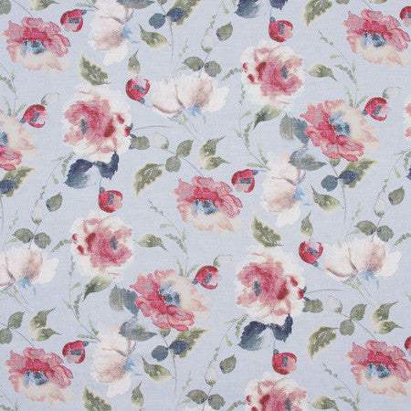 This Is Now Aqua by Carole Fabric Bluebird 100% Cotton S Korea Passes 15,000 Double Rubs Wyzenbeek </p><p>Repeat: 26 1/2" V, 27" H 54" - Fabric Carolina -