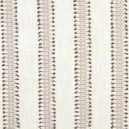 Alleyway Dove by Carole Fabric Earthbound 100% Polyester 12,000 Wyzenbeek Double Rubs 3/4" V, 6 7/8" H 55" - Fabric Carolina -