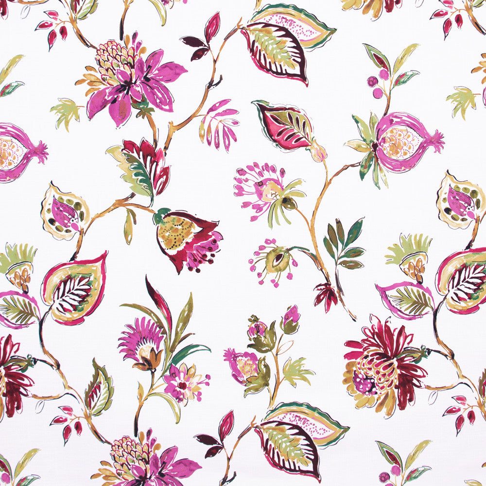 Serenade Song Orchid by Carole Fabric Azalea 100% Cotton Spain Passes 30,000 Double Rubs Wyzenbeek Horizontal: 27 and Vertical: 27 54 - Fabric Carolina -