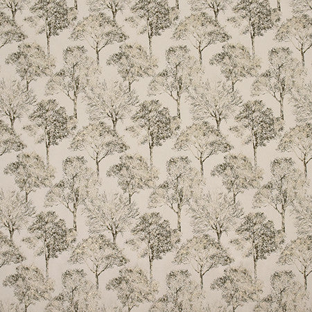 Among The Trees Espresso by Carole Designer Fabric State Of The Art 100% Polyester INDIA 10 1/8" V, 9 1/8" H 54" - Swanky Fabrics -