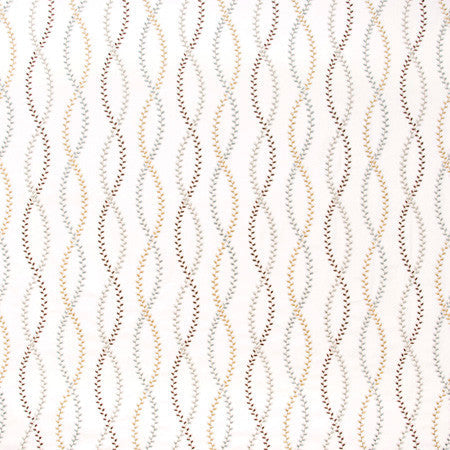 Tiny Leaves Timber by Carole Designer Fabric Geranium 88% Cotton, 12% Viscose India N/A 13" V, 6 1/4" H 50" - Swanky Fabrics -