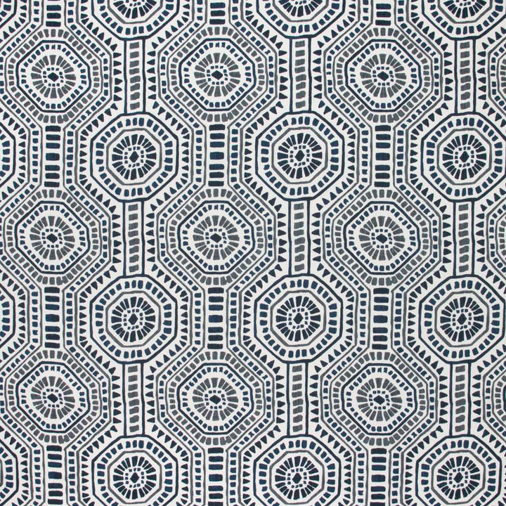 Garden Stone Denim by Carole Fabric French Navy 85% Cotton, 15% Linen USA Passes 60,000 Double Rubs Wyzenbeek Horizontal: 135 and Vertical: 135 56 - Fabric Carolina -
