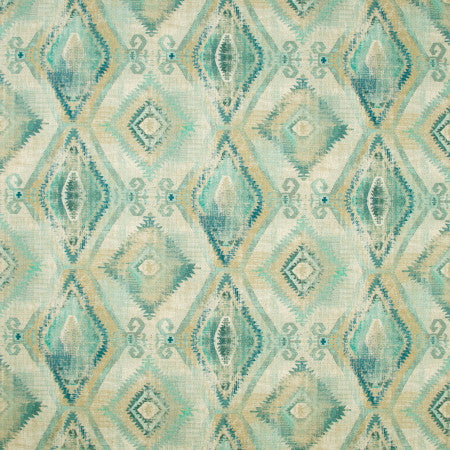Cobblers Lane Eucalyptus by Carole Fabric VIBRANCE 100% Polyester- Soil & Stain Repellent India Passes 30,000 Double Rubs Wyzenbeek Horizontal: 27" and Vertical: 25 1/4" V 54" - Fabric Carolina -
