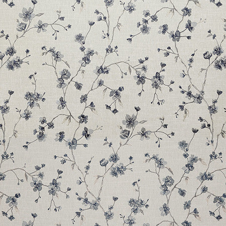 Music Lover Slate by Carole Fabric Dewdrop Base: 69% Cotton, 31% Polyester. Embr: 100% Rayon India  25 1/4" V, 12 1/2" H HD 50"  - Fabric Carolina -