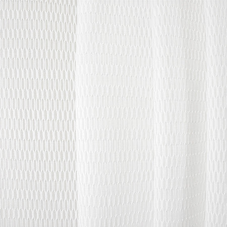 Lets Connect White by Carole Designer Fabric Sheer Luxury 100% Polyester FRANCE N/A 3/8" V, 1 1/8" H 112" - Swanky Fabrics -