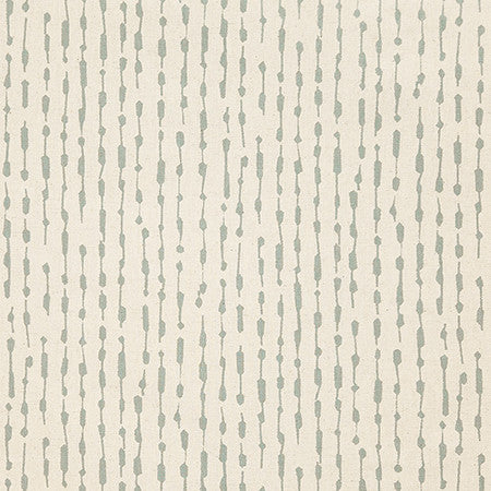 Step Lightly Blue Fog by Carole Fabric Dewdrop 95% Cotton, 5% Linen Pakistan  13 1/2" V, 13 1/2" H 54"  - Fabric Carolina -