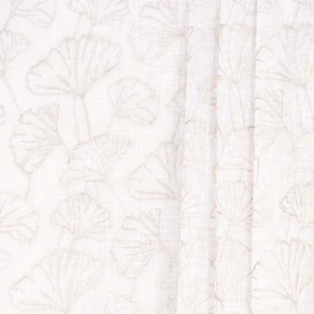 Island Culture Sand by Carole Fabric Sheer Intrigue 100% Polyester India  11 3/8"V, 11 3/8" H 51"  - Fabric Carolina -