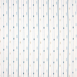 In A Row Bluejay by Carole Fabric