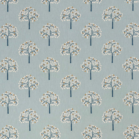 Arbor View Mineral by Carole Fabric English Garden Base: 52% Polyester, 48% Cotton Embr: 100% Polyester 60,000 Wyzenbeek Double Rubs 6 1/4" V, 7 3/4" H 54 1/2*" - Fabric Carolina -