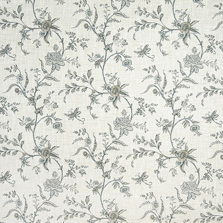 Country Charm Flax by Carole Fabric English Garden 100% Polyester 60,000 Wyzenbeek Double Rubs 24 1/2" V, 13 3/4" H HD 54" - Fabric Carolina -