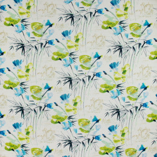 Biretta Bluegrass by Carole Fabric Night Sky 100% Cotton -Soil & Stain Repellent S Korea Passes 15,000 Double Rubs Wyzenbeek Horizontal: 27" D and Vertical: 18" 54" - Fabric Carolina -