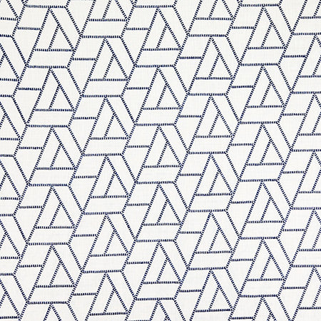 It Is Complicated Navy by Carole Fabric Shape Shifter Base: 100% Cotton Embr: 100% Polyester India  6 1/4" V, 11 7/8 "H 53"  - Fabric Carolina -