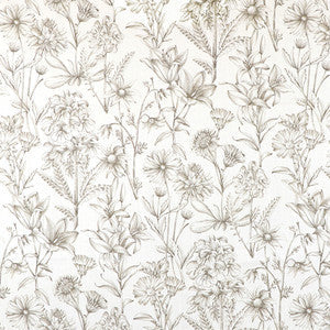 Garden Stencil Linen by Carole Fabric
