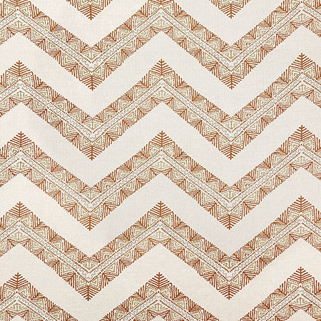 Like Your Style Pumpkin by Carole Designer Fabric Hidden Treasure 57% Linen, 37% Cotton, 6% Viscose India 9" V, 18" H 52.375" - Swanky Fabrics -