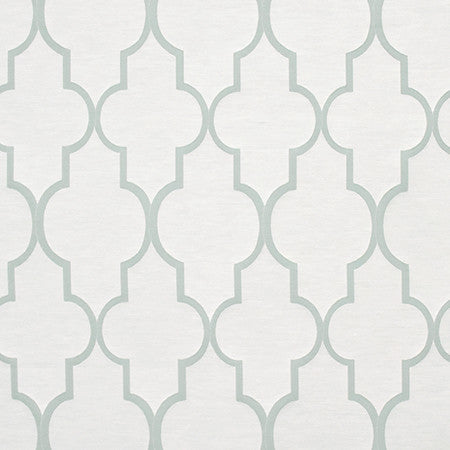 By Grace Seafoam by Carole Fabric State Of The Art 53% Polyester, 47% Cotton TURKEY  13" V, 14" H 59"  - Fabric Carolina -