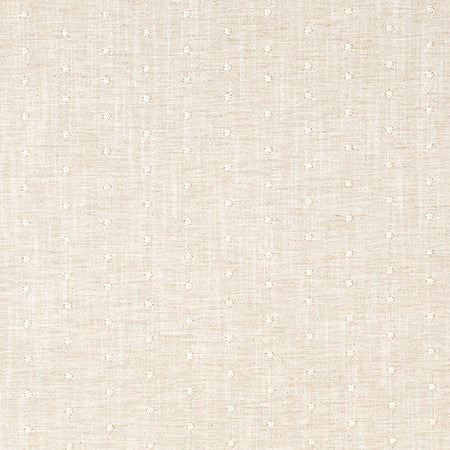 In Knots Vanilla by Carole Fabric English Garden Base: 82% Polyester, 11% Cotton, 7% Linen Embr: 78% Cotton, 22% Viscose 51,000 Wyzenbeek Double Rubs 1" V, 2 3/8" H 52*" - Fabric Carolina -