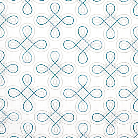 Keep On Coming Emerald by Carole Fabric Wallflower 76% Polyester, 24% Cotton INDIA N/A 9" V, 10 1/4" H 53"  - Fabric Carolina -