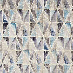 Golden Brushwork Vapor by Carole Fabric
