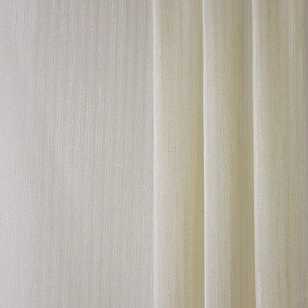 Uplifting Ivory by Carole Designer Fabric Sheer Philosophy 100% Polyester Turkey N/A </p><p>Repeat: None 124" - Swanky Fabrics -