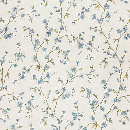 Music Lover Sky by Carole Fabric Dewdrop Base: 69% Cotton, 31% Polyester. Embr: 100% Rayon India 20,000 WYZENBEEK DOUBLE RUBS 25 1/4" V, 12 1/2" H HD 50"  - Fabric Carolina -
