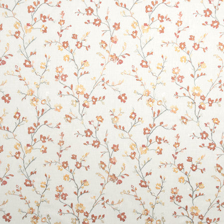 Flower Trail Blossom by Carole Fabric From The Heart 58% Cotton, 42% Polyester India 6,000 Wyzenbeek Double Rubs </p><p>Repeat: 18 1/2" V, 17 1/2" H 52.25" - Fabric Carolina -