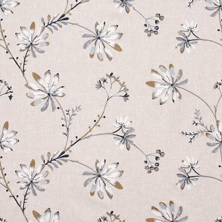 So In Love Rose Quartz by Carole Designer Fabric Wallflower Base: 50% Poly, 50% Cotton. Embr: 60% Poly, 40% Cotton INDIA N/A 15 1/2" V, 25" H 51" - Swanky Fabrics -