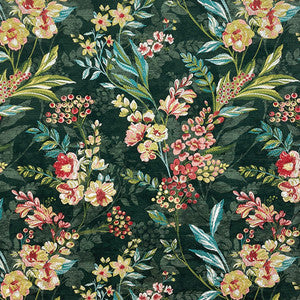 Embrace Nature Hunter Green by Carole Fabric