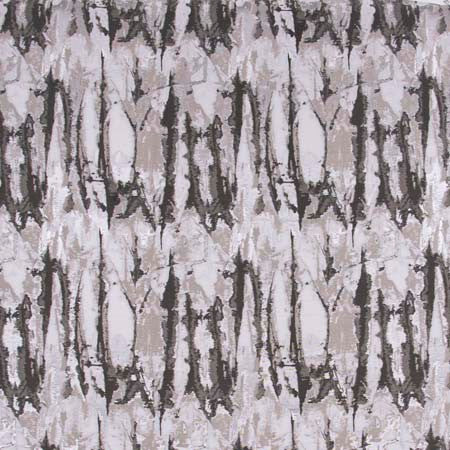 Artistic License Ash by Carole Fabric Modern Edge 100% Polyester China 60,000 Wyzenbeek Double Rubs 14" V, 15" H 56"  - Fabric Carolina -
